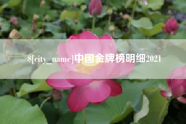 邯郸中国金牌榜明细2021