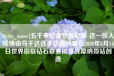 邯郸五千米纪录世界纪录-这一惊人成绩由乌干达选手切普特盖在2020年8月14日世界田联钻石联赛揭幕战摩纳哥站创造