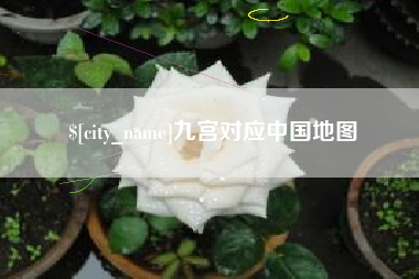 邯郸九宫对应中国地图