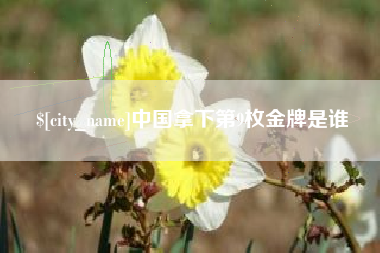 邯郸中国拿下第9枚金牌是谁
