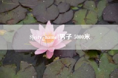 邯郸男子 5000米