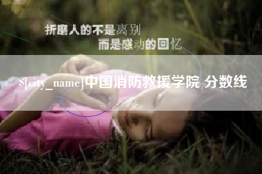 邯郸中国消防救援学院 分数线