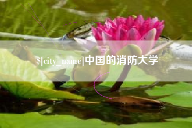 邯郸中国的消防大学