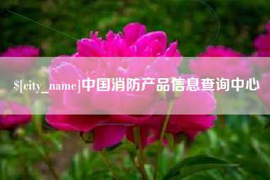 邯郸中国消防产品信息查询中心