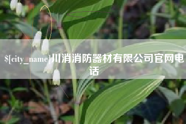 邯郸川消消防器材有限公司官网电话