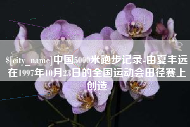 邯郸中国5000米跑步记录-由夏丰远在1997年10月23日的全国运动会田径赛上创造