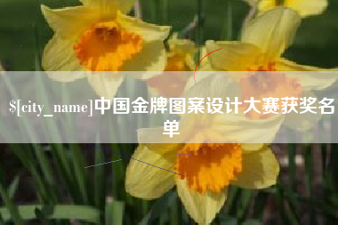 邯郸中国金牌图案设计大赛获奖名单