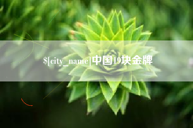 邯郸中国19块金牌