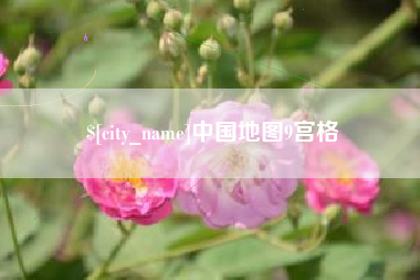 邯郸中国地图9宫格