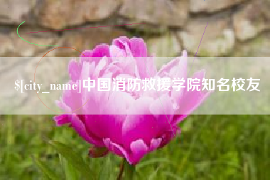 邯郸中国消防救援学院知名校友
