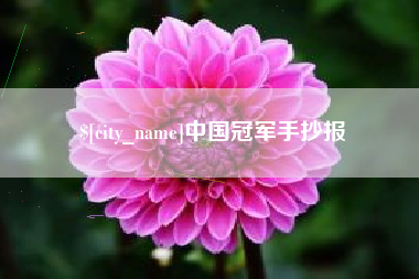 邯郸中国冠军手抄报