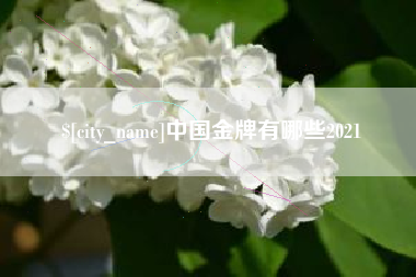 邯郸中国金牌有哪些2021